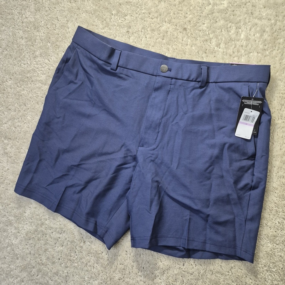 Callaway Golf Shorts Mens 38 Blue Performance Opti Dry Stretch Outdoor Preppy